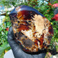 448 gram Full polished Indonesian Blue Amber for Healing AR130