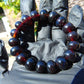 21 Gram 18 small Beads Bracelet Indonesian Cherry Red Amber 12x14 mm for Healing FR101