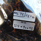 257 gram Full polished Indonesian Black Blue Amber for Healing ML75