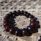 19 Gram 18 small Beads Bracelet Indonesian Cherry Red Amber 12 mm for Healing FR100