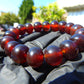 18 Gram 18 small Beads Bracelet Indonesian Cherry Red Amber for Healing FR99