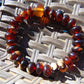 17 gr Bracelet Tasbih 33+1 Beads Indonesian White Yellow Red Bluish Amber for Healing BT5