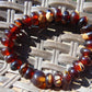 17 gr Bracelet Tasbih 33+1 Beads Indonesian White Yellow Red Bluish Amber for Healing BT5
