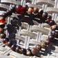 9 Gram 33 small Beads Bracelet Tasbih Indonesian Dark White Amber for Healing FR102