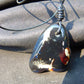 28 gr Heart Pendant Indonesian blue Amber for Healing P167
