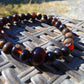 9 Gram 33 small Beads Bracelet Tasbih Indonesian Dark White Amber for Healing FR102