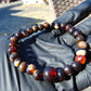9 Gram 33 small Beads Bracelet Tasbih Indonesian Dark White Amber for Healing FR102