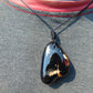 28 gr Heart Pendant Indonesian blue Amber for Healing P167