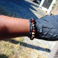 9 Gram 33 small Beads Bracelet Tasbih Indonesian Dark White Amber for Healing FR102