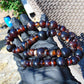 92 gr Small Beads Combination Necklace Indonesian Red Cherry Amber for Healing FR71