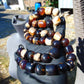 104 gr Small Beads Combination Necklace Indonesian Red White Amber for Healing FR72