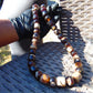 104 gr Small Beads Combination Necklace Indonesian Red White Amber for Healing FR72