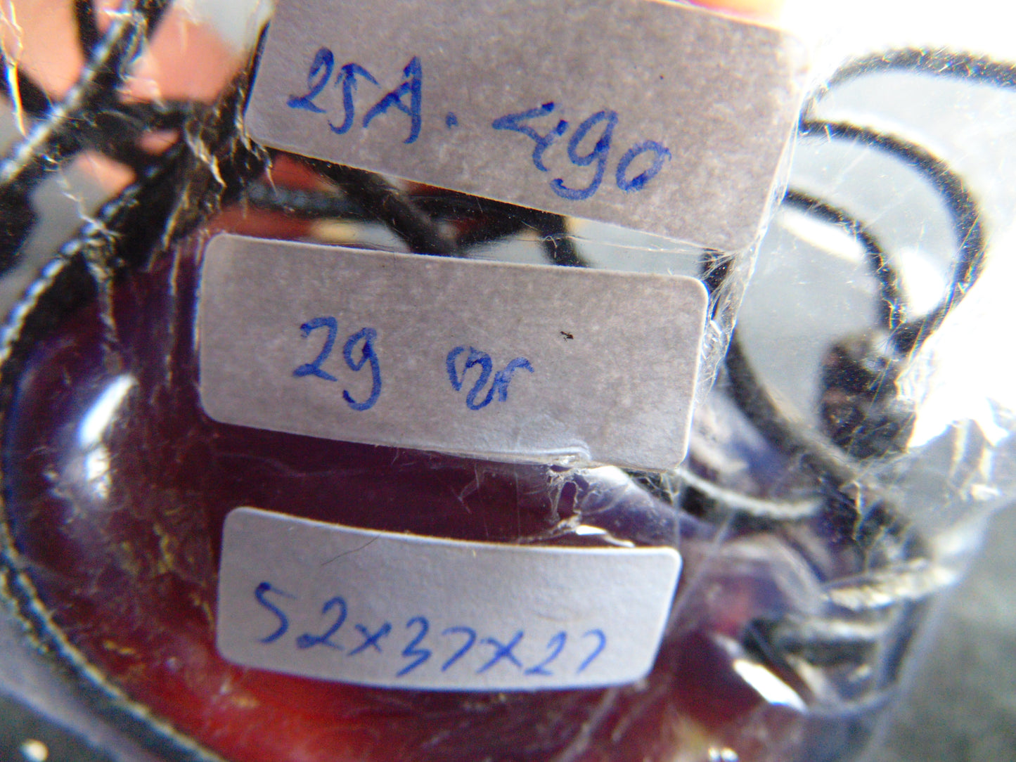 29 gram Pendant Indonesian Blue Amber for Healing 25A490