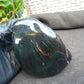 340 gram Full polished Indonesian Dark Green Amber for Healing AR126