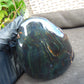 340 gram Full polished Indonesian Dark Green Amber for Healing AR126