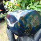 340 gram Full polished Indonesian Blue Amber for Healing AR125