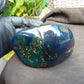 340 gram Full polished Indonesian Blue Amber for Healing AR125