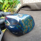 340 gram Full polished Indonesian Blue Amber for Healing AR125