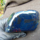 340 gram Full polished Indonesian Blue Amber for Healing AR125