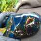 340 gram Full polished Indonesian Blue Amber for Healing AR125