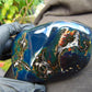 340 gram Full polished Indonesian Blue Amber for Healing AR125