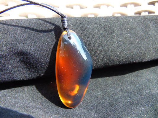 8 gram Pendant Indonesian Blue Amber for Healing PB308