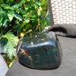 476 gram Full polished Indonesian Black Blue Amber for Healing AR131