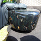 476 gram Full polished Indonesian Black Blue Amber for Healing AR131