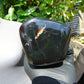 476 gram Full polished Indonesian Black Blue Amber for Healing AR131