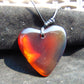 9 gr Heart Pendant Indonesian Blue Amber for Healing 25N195