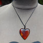 9 gr Heart Pendant Indonesian Blue Amber for Healing 25N195