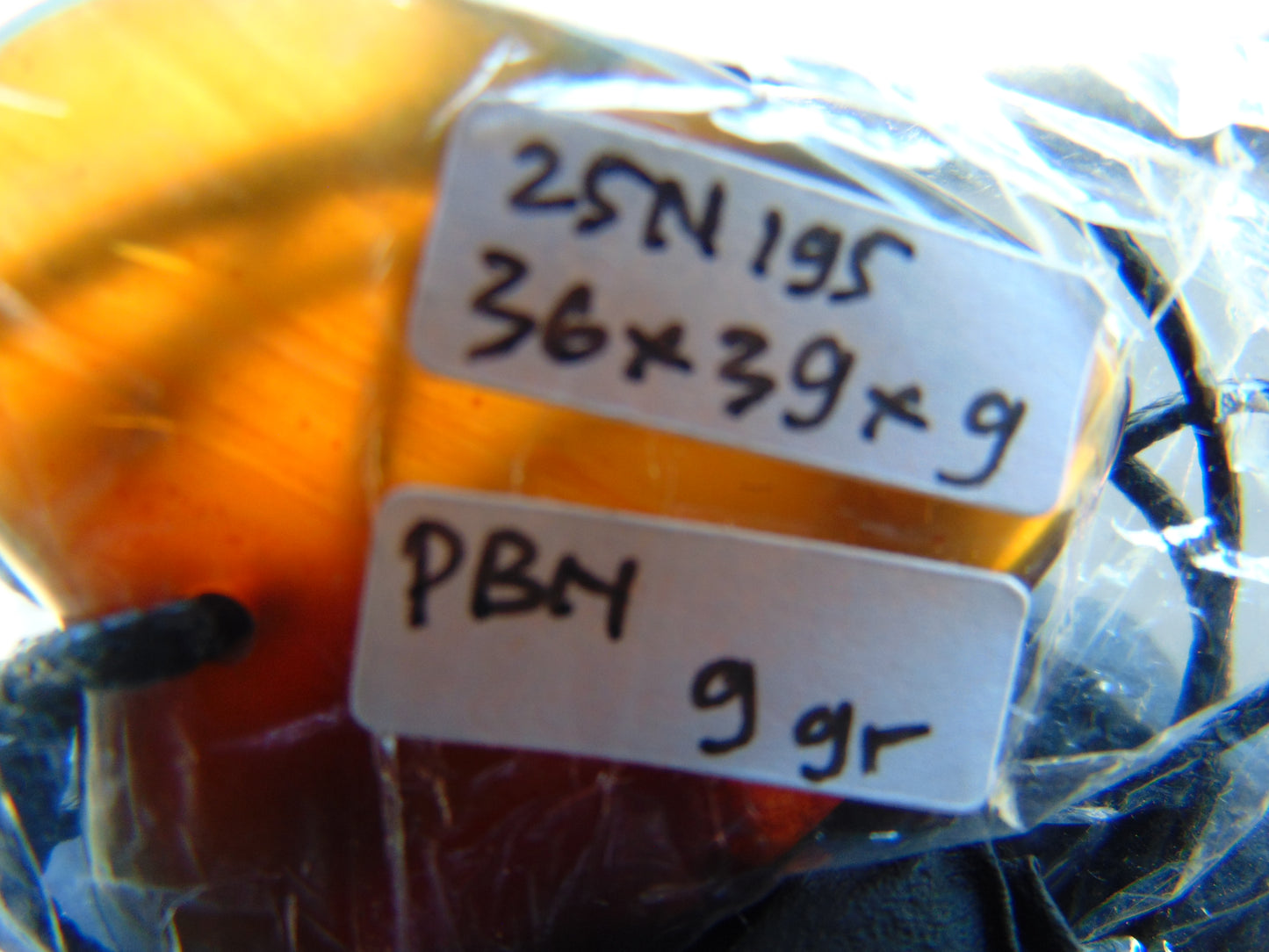 9 gr Heart Pendant Indonesian Blue Amber for Healing 25N195