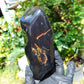 657 gram Full polished Indonesian Black Amber for Healing AR124