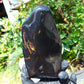 657 gram Full polished Indonesian Black Amber for Healing AR124