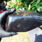 657 gram Full polished Indonesian Black Amber for Healing AR124