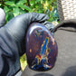 310 gram Full polished Indonesian Blue Amber for Healing ML73