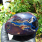 310 gram Full polished Indonesian Blue Amber for Healing ML73