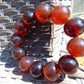 56 gram 12 Beads Mala Bracelet Indonesian Red Amber 20 mm for Healing BB4