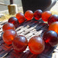 56 gram 12 Beads Mala Bracelet Indonesian Red Amber 20 mm for Healing BB4