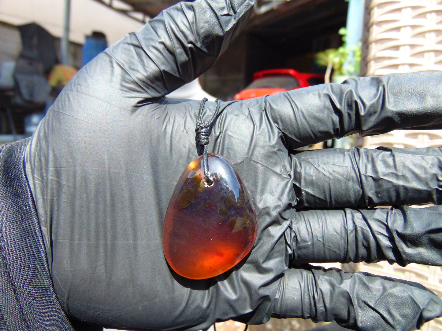 13,2 gram Pendant Indonesian Blue Amber for Healing 25N463