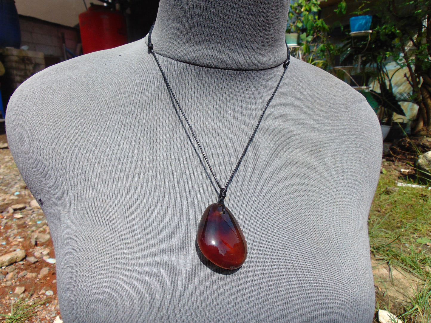 13,2 gram Pendant Indonesian Blue Amber for Healing 25N463