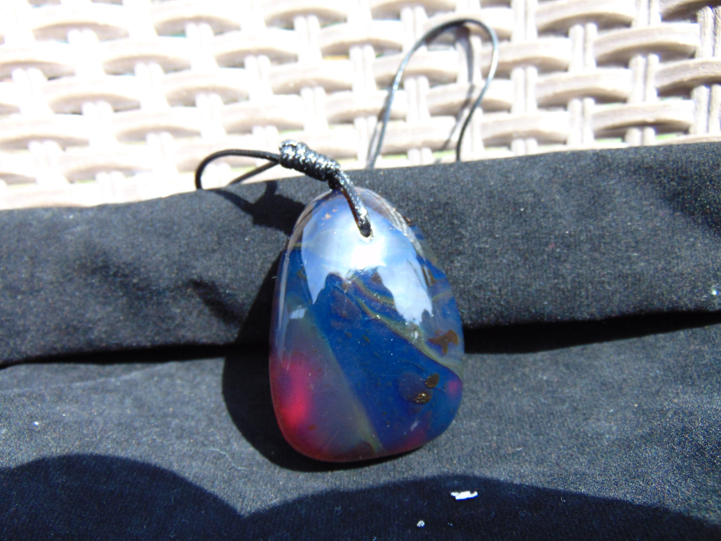 39,9 gram Pendant Indonesian Blue Amber for Healing 25N444