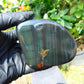 257 gram Full polished Indonesian Green Amber for Healing ML72