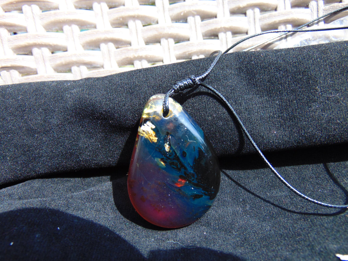13 gram Pendant Indonesian Blue Amber for Healing PCA995