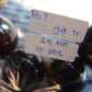 94 gram 10 Beads Mala Bracelet Indonesian Dark Red Amber 25 mm for Healing BB7