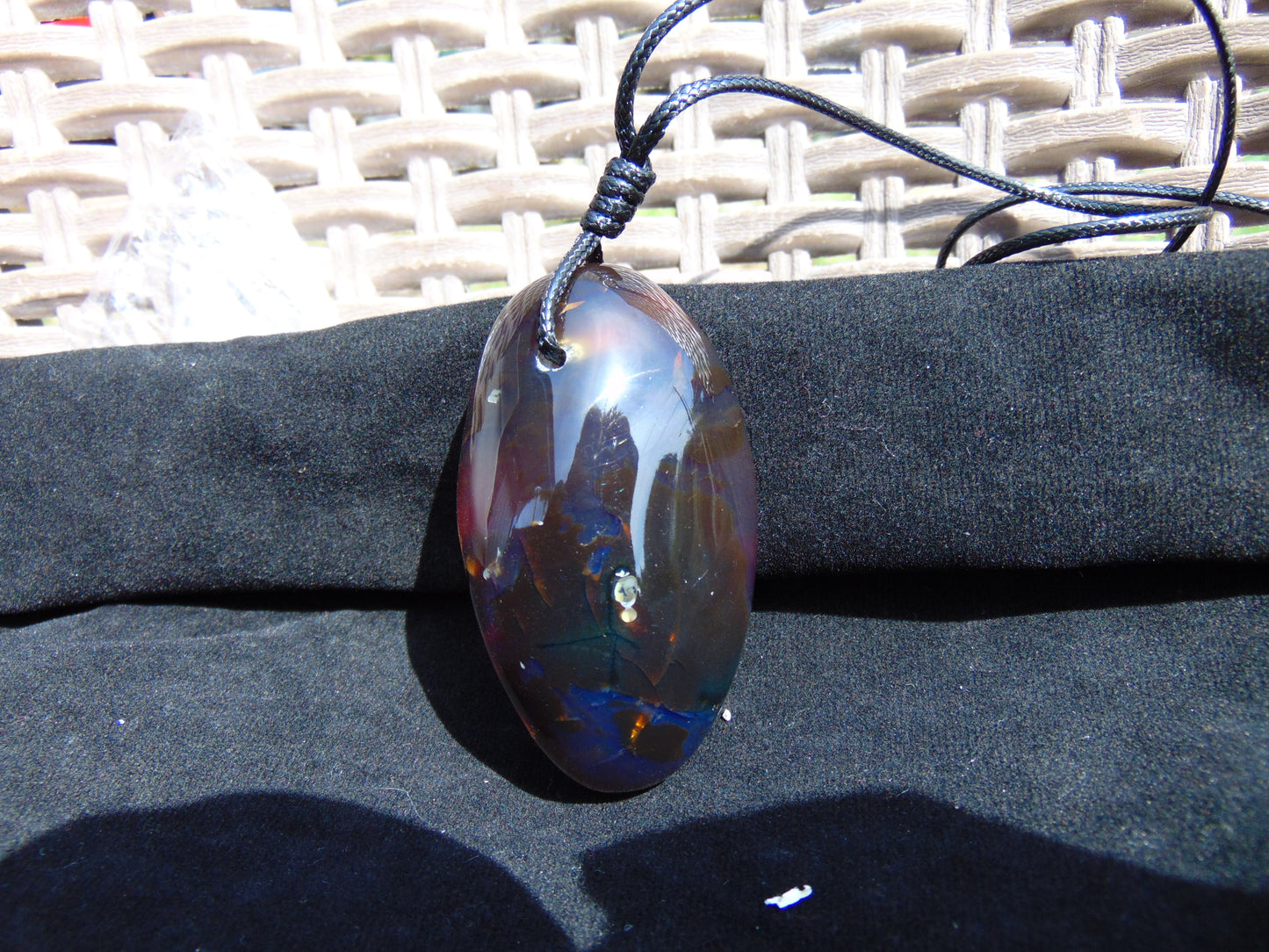 40 gram Pendant Indonesian Blue Amber for Healing 25A493