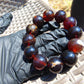 56 gram 12 Beads  Mala Bracelet Indonesian Dark Red Amber 20 mm for Healing BB9