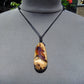 27 gr Teardrop Pendant Indonesian white Amber for Healing 25A69