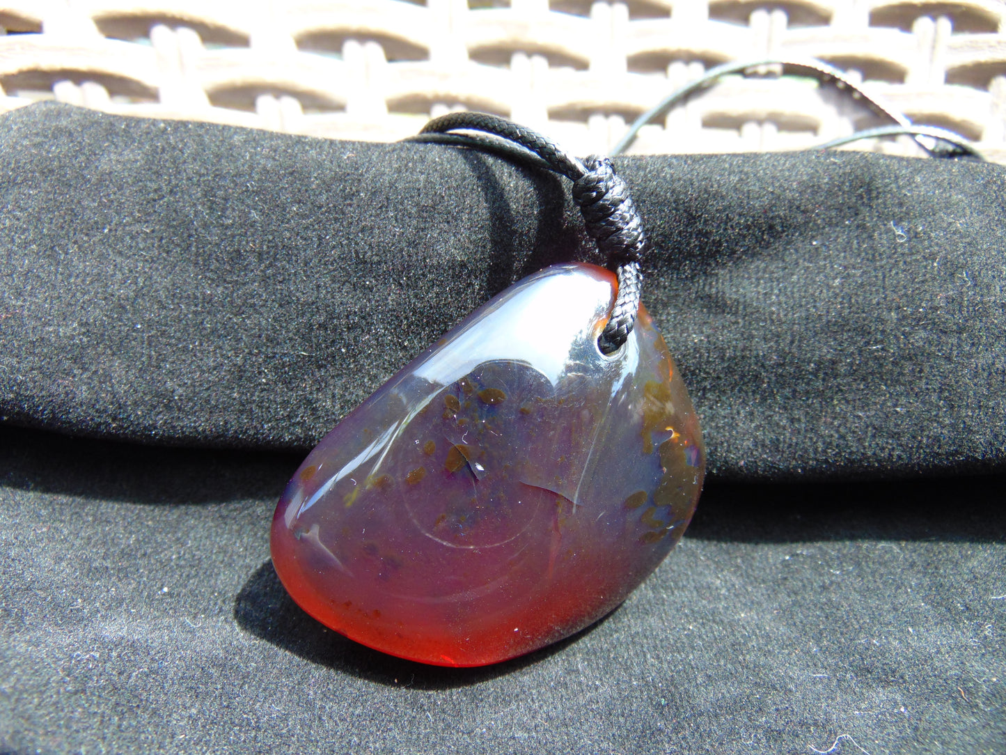 24 gram Pendant Indonesian Blue Amber for Healing 25A484