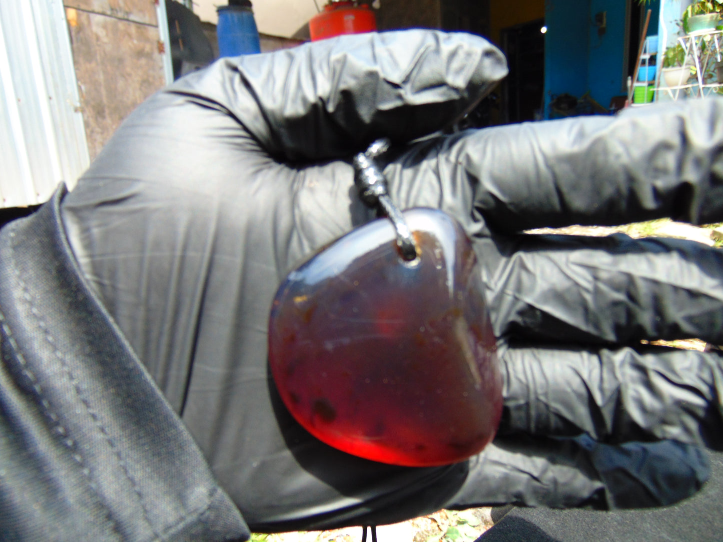 24 gram Pendant Indonesian Blue Amber for Healing 25A484